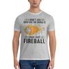 I Cast Fireball Wizard Sorcerer DM TTRPG T Shirt for 100% Cotton Humor T-Shirts O Neck DND Tees Short Sleeve Clothing