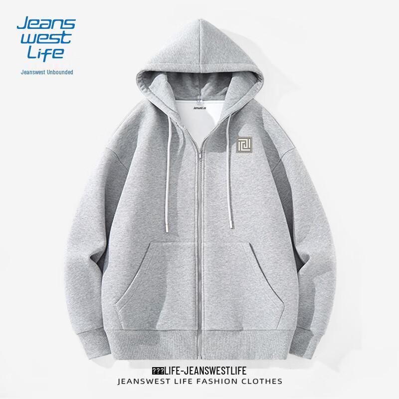 Толстовка с капюшоном на молнии для мужчин JEANSWEST LIFE
