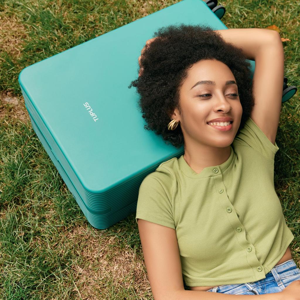 Suitcase ABS Carry Case Large Shockproof Carry Bag Quiet 8 Wheels Travel Business Business Trip Equipped with TSA Balance Series [TUPLUS] Rourke,