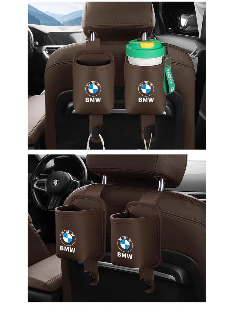 Автомобильный держатель для напитков и крючок на спинку сиденья для BMW X1, X2, X3, X5, 1-7 Серии и 3 Серии GT