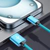 Плетеные кабели для зарядки телефона USB C Быстрая зарядка 3A Power Delivery 100 Вт 480 Мбит/с Передача данных для нескольких устройств