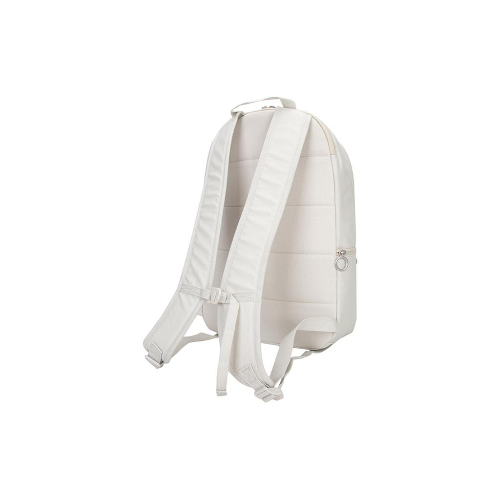 Nike Logo Casual Solid Color Zipper Fabric Backpack Medium Unisex Backpacks Light-Bone Black DN3592072