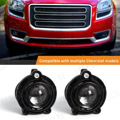 2 шт. противотуманных фар для Chevrolet Cruze Trax Impala Equinox Malibu Buick Allure Rainier Enclave GMC Acadia, передние бамперные фары автомобиля