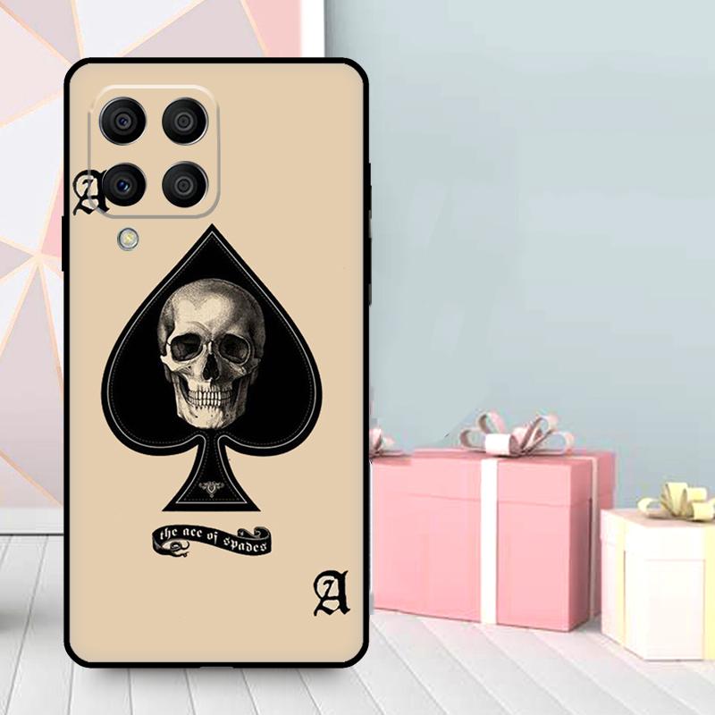 Ace of Spades Poker Case For Samsung Galaxy M36 M12 M52 M06 M16 M56 M33 M15 M55 M31 M13 M14 M53 M32 M35 M34 M54