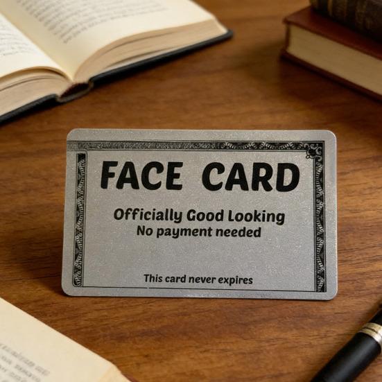 Leave Card Humorous Empathy Cards Wallet-Size Durable PVC Communication Cards for Calm Conversations