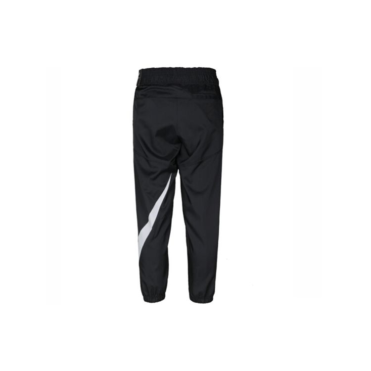 Nike Спортивные брюки-джоггеры Swoosh Woven Tapered женские, черные AR3077-010