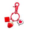Strawberry Lover Keychain Pendant for Women
