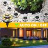 Solar Powered Garden Lights Underground Pathway Lighting for Yard Waterproof Decorative Landscape Lamp for Lawn Walkway Driveway Outdoor Lighting