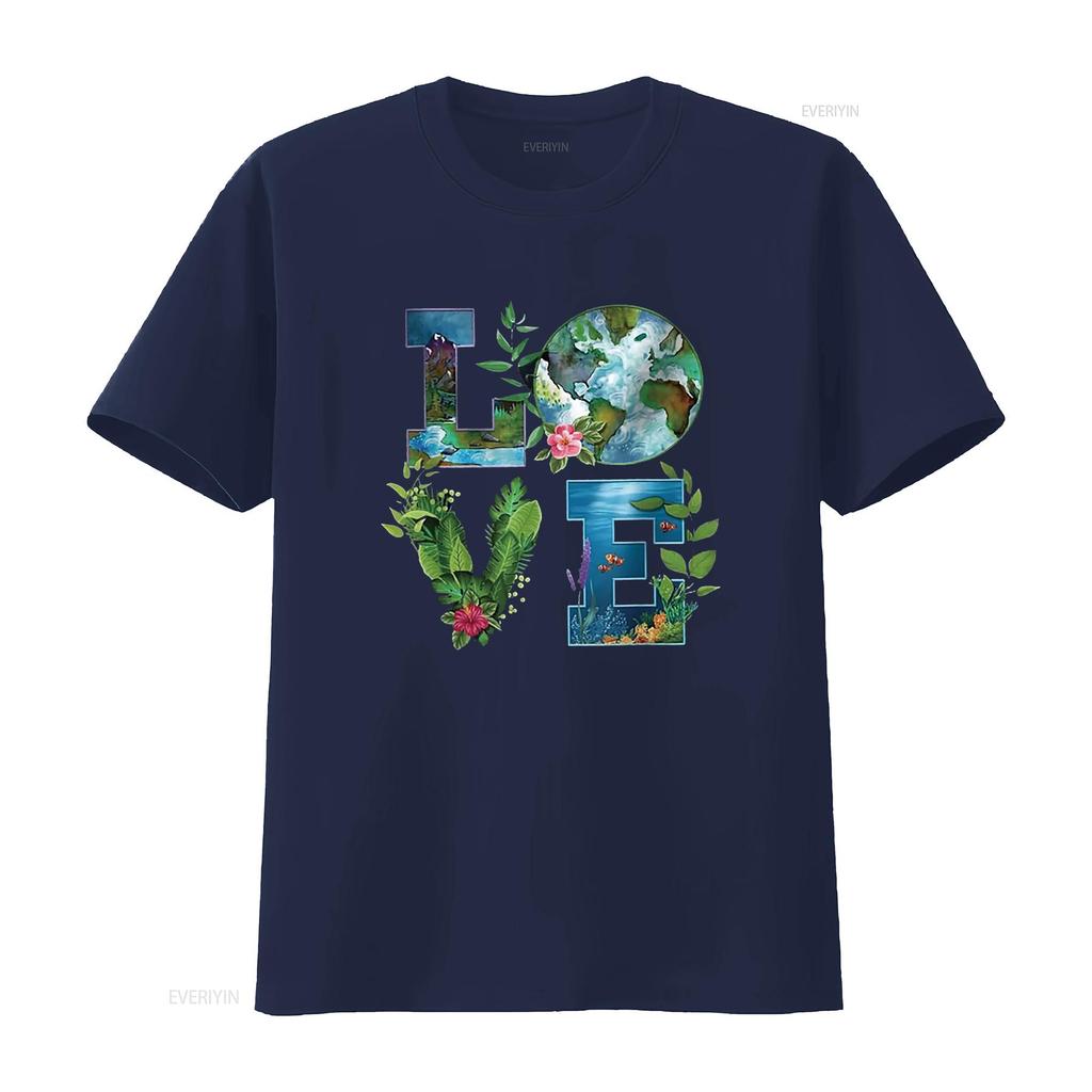 Earth Day Planet Anniversary Everyday T Shirt vintage Washed homme Top For Everyday Wear designer clothes Breathable fashion