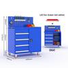 Heavy-Duty Metal Tool Storage Cabinet for Workshop and Garage.