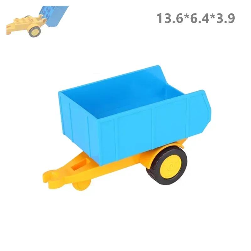 Большие строительные блоки Аксессуары Совместимые Большие кирпичи Дети Дети Грузовик Машина Автобус Серия Городское движение Сборка Развивающая игрушка