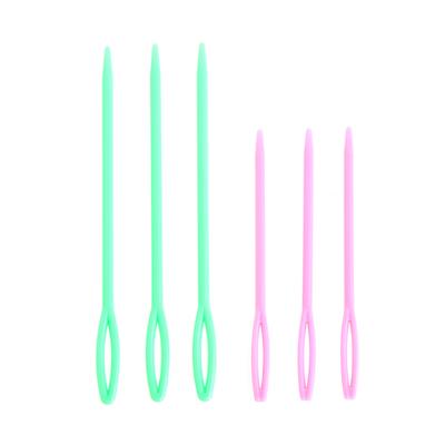 6 шт. Пластиковые швейные иглы Binca для вязания крючком для вышивки крестом 7/9c