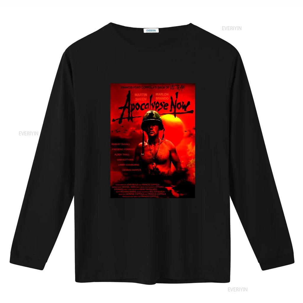 Apocalypse Now V33 Movie Poster Print Mens T Shirt Available in Sizes S 5XL vintage Washed Stylish fashion graphic Versatile