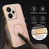 For Realme 15 5G Phone Case Carbon Fiber Textured Electroplated TPU Back Cover