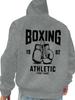 Boxing Athletic Fight Hard 1982 Vintage Boxing Gloves Graphic Hoodie Unisex Casual Pullover Hooded Sweatshirt