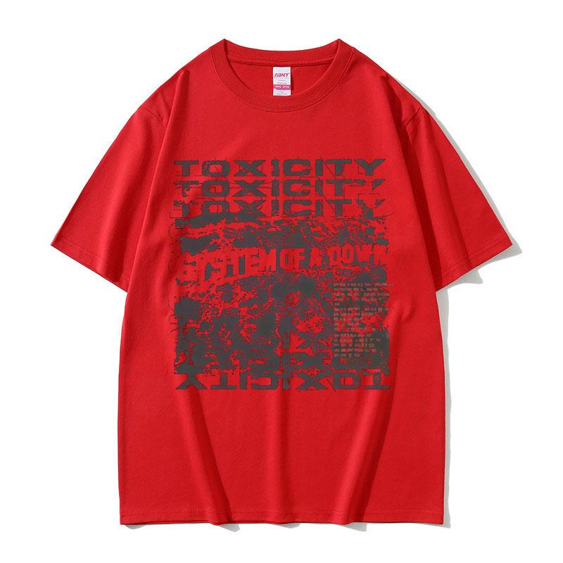 System of A Down Toxicity Album Graphic Tshirt Unisex Women Clothing Rock Alternative Metal T Shirts Unisexs 90s Vintage Streetwear