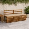 2 piece bench cushions SOEST 100percent  polyester sand 140 x 50 x 5 cm