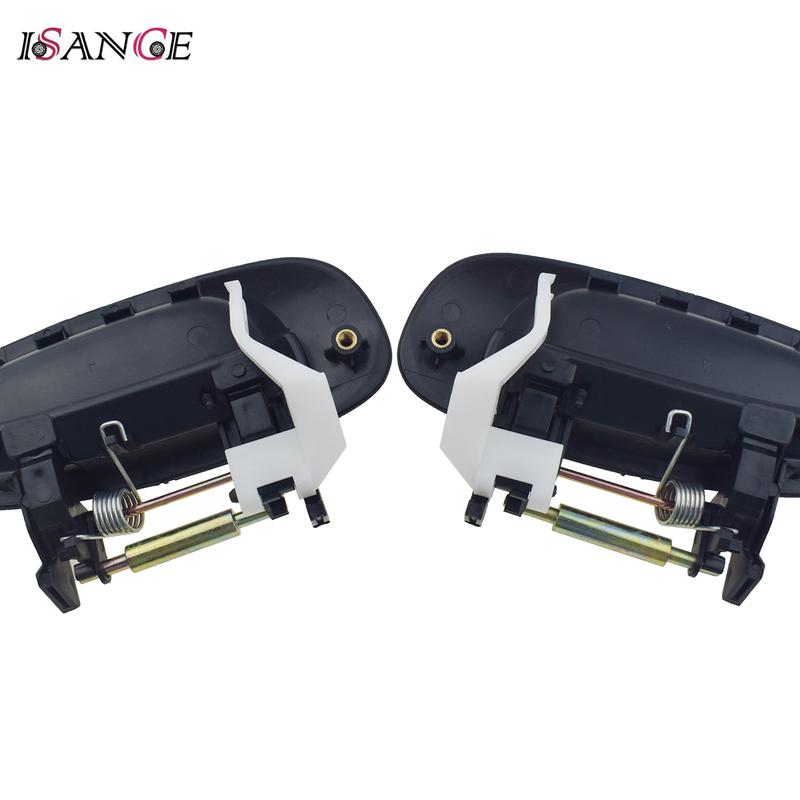 2 Pcs For Toyota Avensis T22 1997-2003 Outside Exterior Car Door Handle Front or Rear Left Driver LH & Right Passenger RH Black