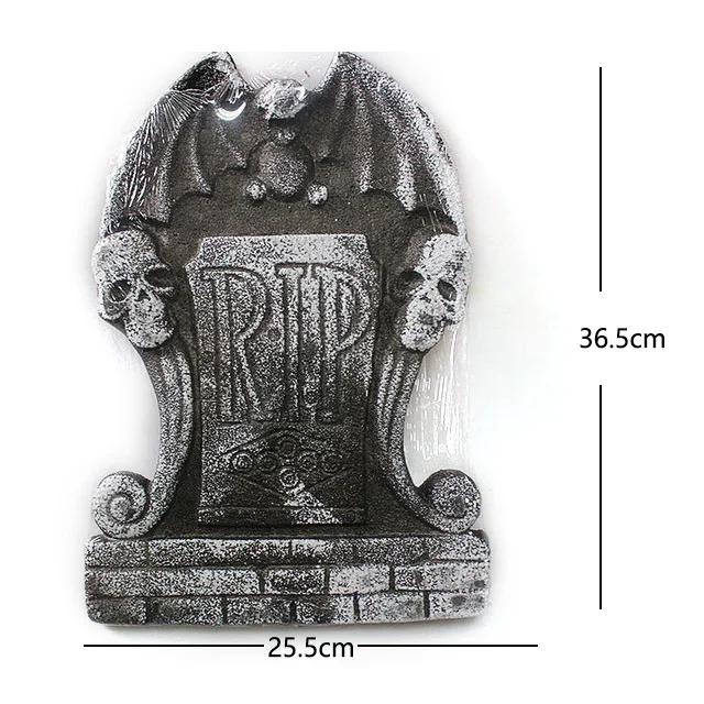 Хэллоуинские таблички для двора, украшение в виде надгробного камня, кладбище, 4 различных пенопластовых, дом с привидениями, кладбище для дома, уличная вечеринка, реквизит для розыгрышей