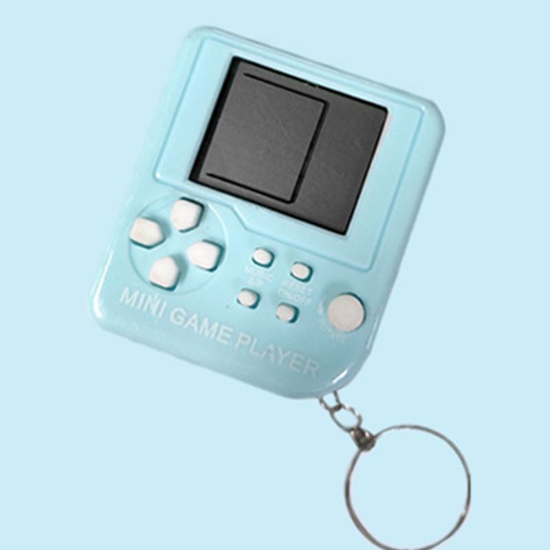Портативная мини-игровая консоль Тетрис брелок - Ностальгическая игрушка для снятия стресса и креативный подарок