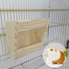 Миска для клетки, деревянная трава, миска для кормушки для кроликов и хорьков