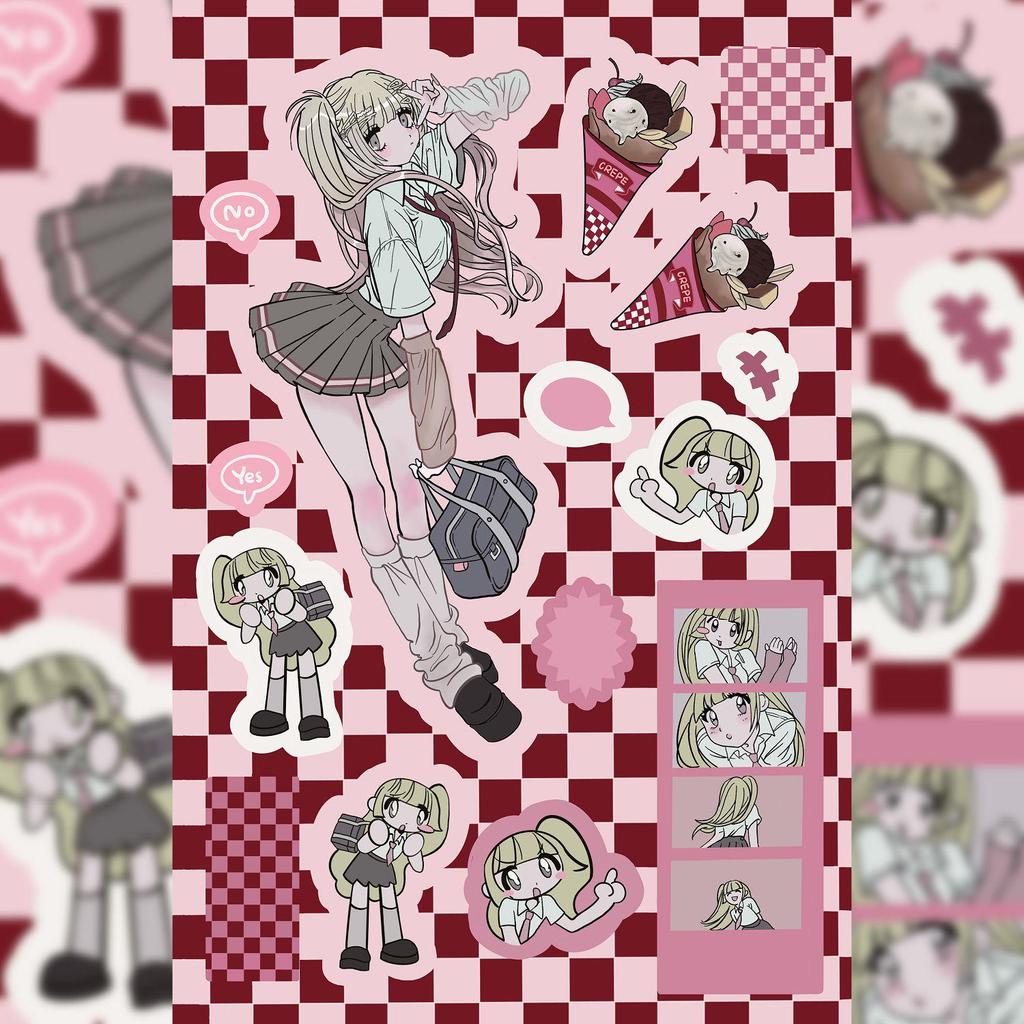 Корейские наклейки с персонажем Доми для блокнотов и DIY чехлов для телефонов