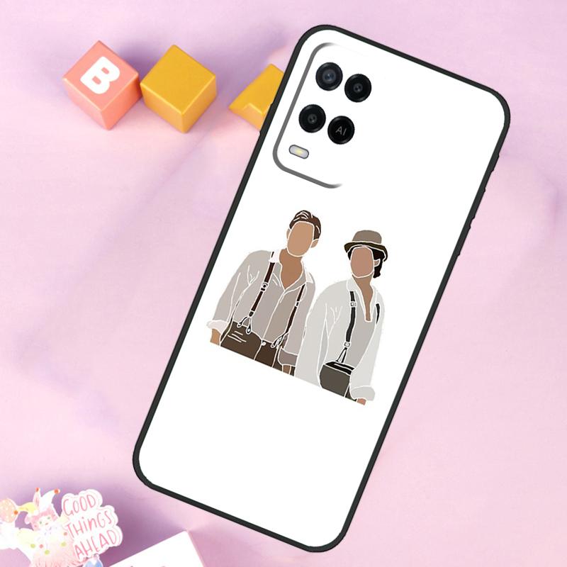 Кейс Damon and Stefan Vampire Diaries для Oppo A54 A74 A94 A40 A60 A80 A18 A38 A58 A78 A98 A96 A76 A16 A15 A17 A57 A5 A6 Pro