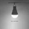 LED Solar Lamp White Camping Light 5V With Solar Panel Hanging Bulb Turn On/off For Outdoor Garden Camping Tent Fishing