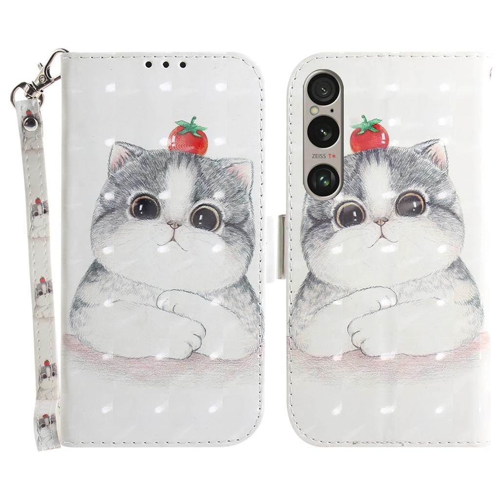 For Sony Xperia 1 VI Case Pattern Printing Wallet Stand Leather Phone Cover