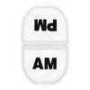 Daily AM/PM, Round Basic Pill Reminder, 1 Pc
