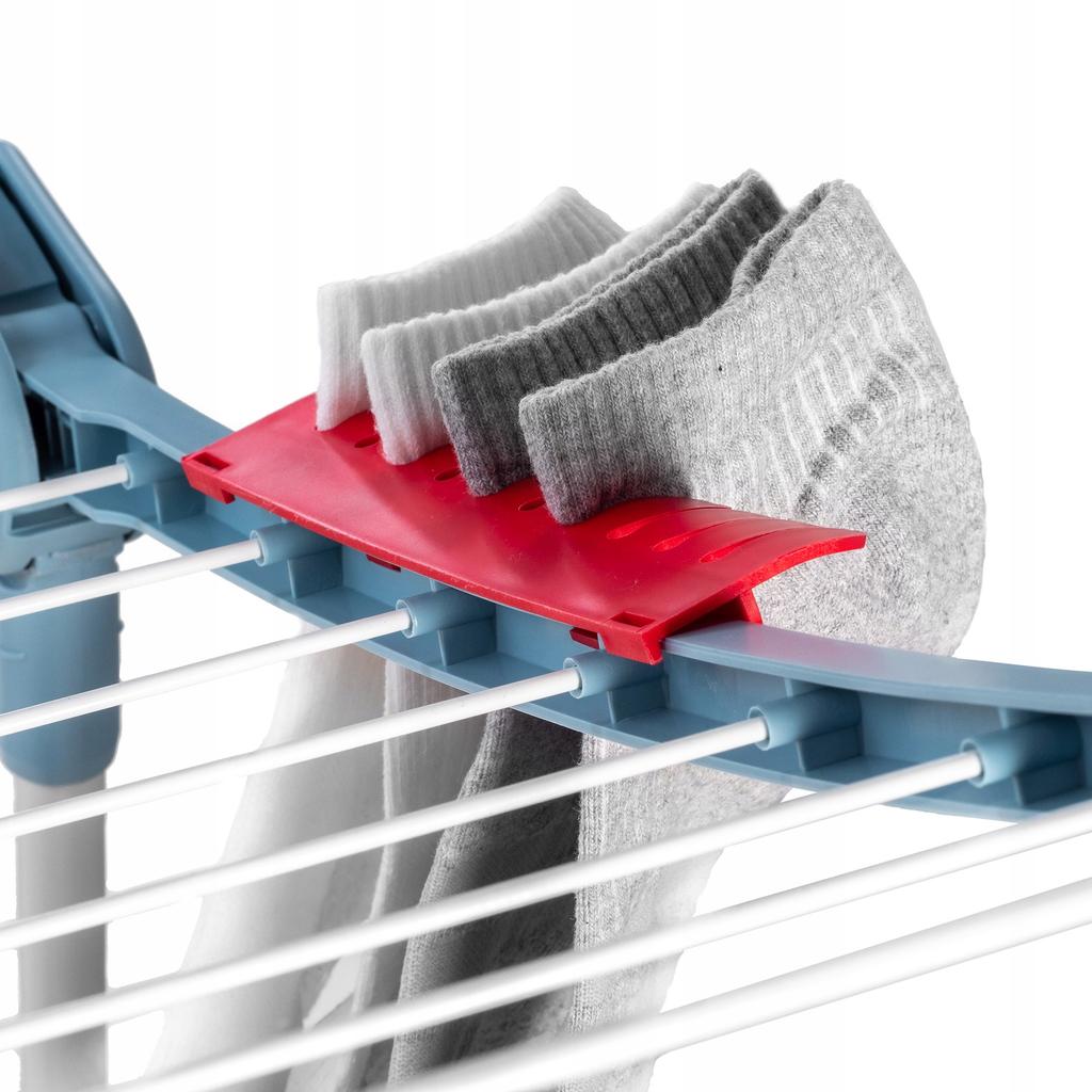 KADAX Сушилка для белья напольная 175 см для одежды складная ручки большая