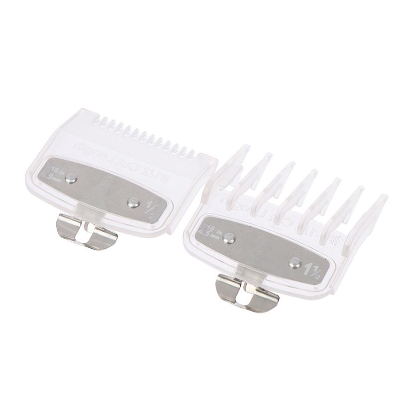 2Pcs Hair Clipper Guide Comb Cutting Limit Combs Standard Guards Attach Parts