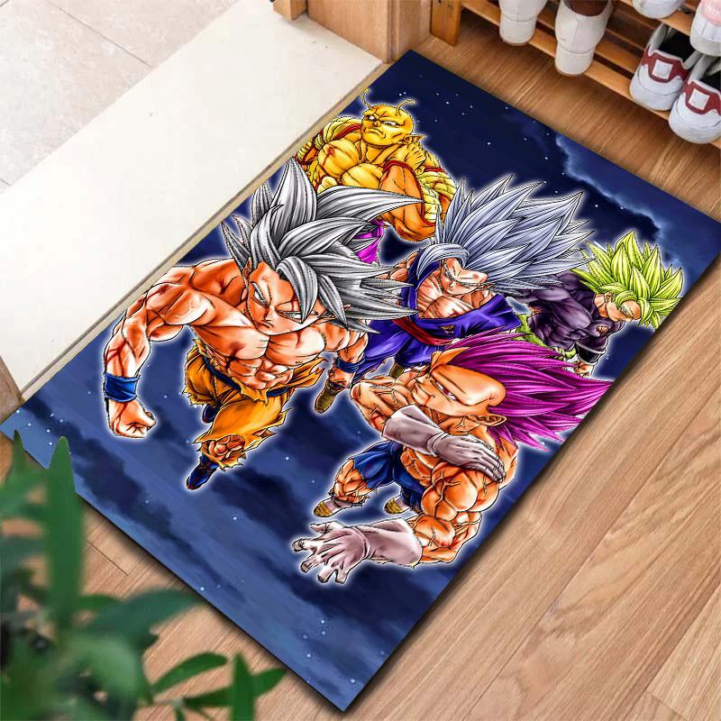 Ковер Dragon Ball Z для гостиной, спальни, дома, украшение дивана, нескользящий коврик для игр детей