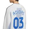 Adidas Originals Adicolor Осень-Зима 2024 Длинный рукав Пуловер Толстовка Ретро Трикотаж Унисекс Толстовка Белый JL8361
