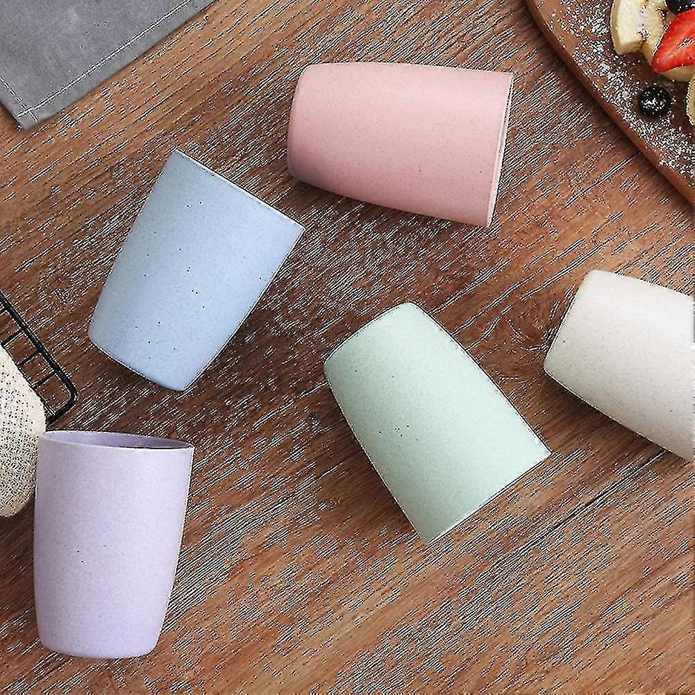 5 Pcs Dishwasher Safe Straw Cup Travel Mouthwash Cup Reusable