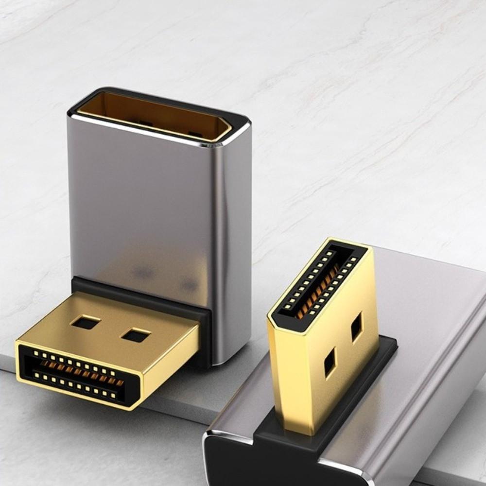 90 Degree Angle DP Male to Female Converter 8K 60Hz Vertical DP Converter PC Laptops