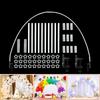Easy Setup Table Balloon Stand Holder Adjustable Size Half Arch Balloon Support  For Birthday Party