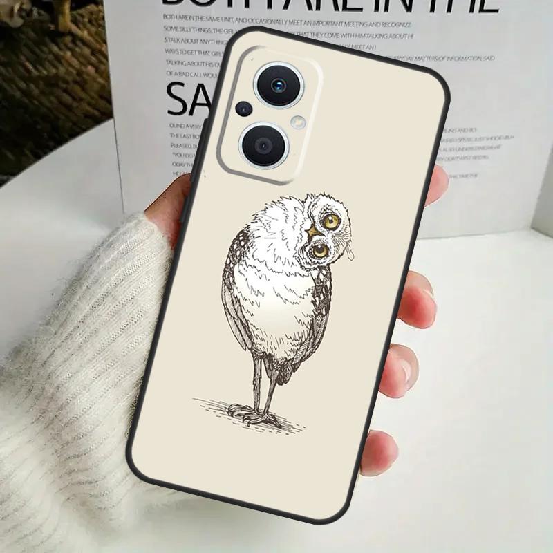 Милый чехол с рисунком совы для OPPO Reno 10 Pro 11F 4 5 6 7 8 Lite 4Z 5Z 8T OPPO Find X2 X3 X5 Lite X6 Pro Cover