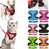 Шлейка для собак и кошек, прогулочный поводок, жилет, нагрудный ремень, ремень для собачьей шлейки, воротник, полиэстер, регулируемая сетчатая шлейка для кошек