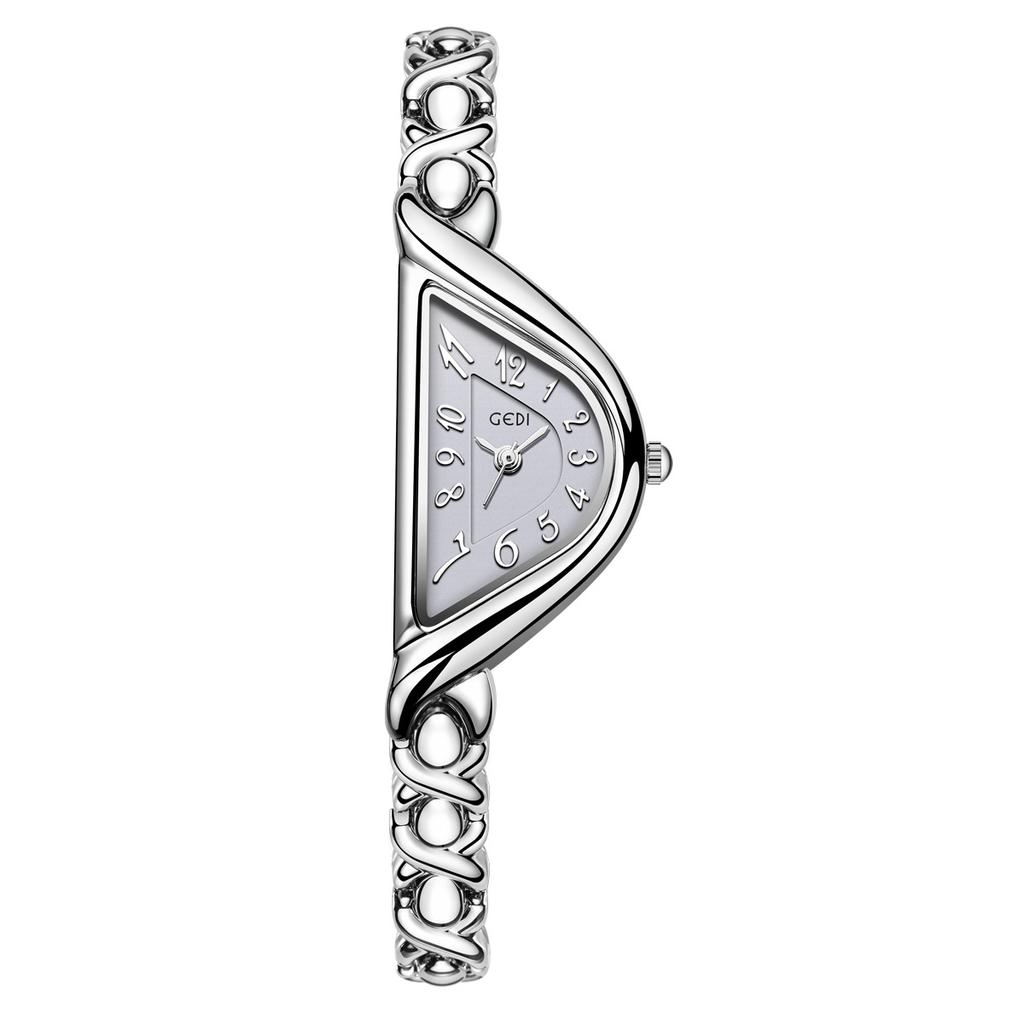 Часы Mid-Century High-End с темпераментом, креативные, из сплава, кварцевые, легкая роскошь, ретро, нишевые, высокой ценности, женские