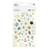 Stickers gel - RICO DESIGN - Vive la nature - Vert - 45 pcs