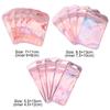 With Hang Hole Resealable Iridescent Self Sealing Pouches Zip Pouches OPP Bags Packaging Bag