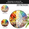 Acrylic Rainbow Pride Suncatcher Stained Glass Effect Window Hanging Ornament Colorful Home Decor