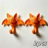 2PCS Lightweight Decorative Wall Hook Wall Mounted Home Storage Organizer Hook  Room Decoration