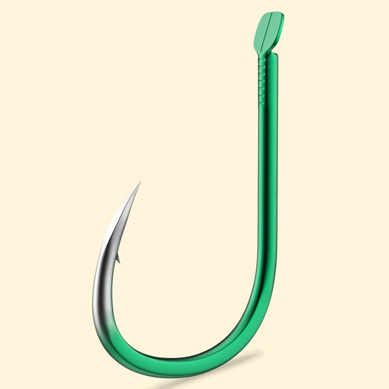 30 шт. наборы прочных рыболовных крючков – с зазубринами и со смещением для крупного леща/толстолобика