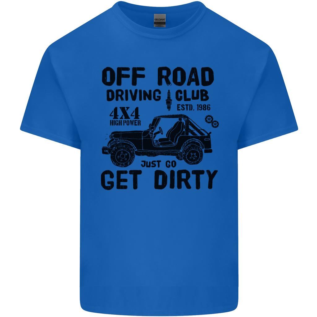 Off Road Driving Club Get Dirty 4x4 Funny Unisexs Light Cotton TShirt
