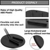 PSLER Motorcycle Kickstand Pad Kick Stand Coaster Puck Parking Stand Support Plate Helps Park Your Bike on Hot Pavement Grass Soft Ground