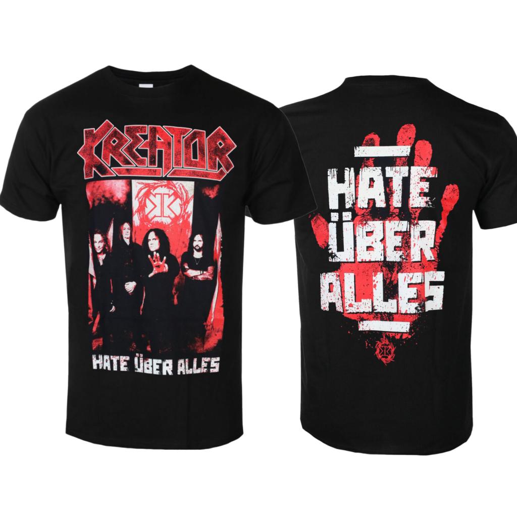 Kreator Hate Ber Alles Photo Printed TShirt Thrash Metal Band Style Daily TShirt Suitable For Both Unisex And Unisex