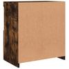 Sideboard with LED Lighting Smoked Oak 60.5 x 37 x 67 cm