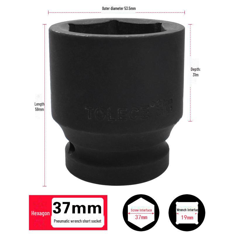 Пневматический шестигранный торцевой ключ Tolis Heavy-Duty Series 3/4 для шин 17-41 мм